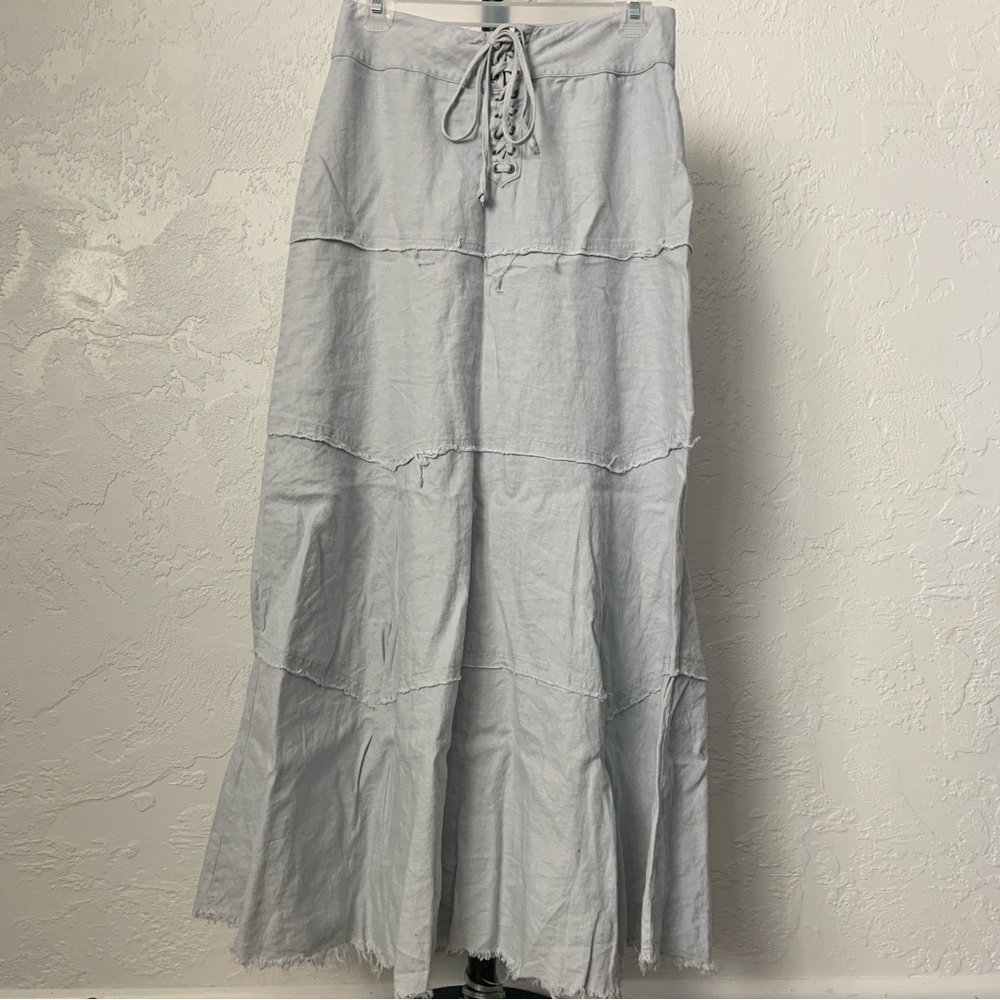 ✨ Boho Lace-Up Maxi Skirt ✨